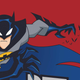 The Batman in a promotional image for the 2004 series of the same name.